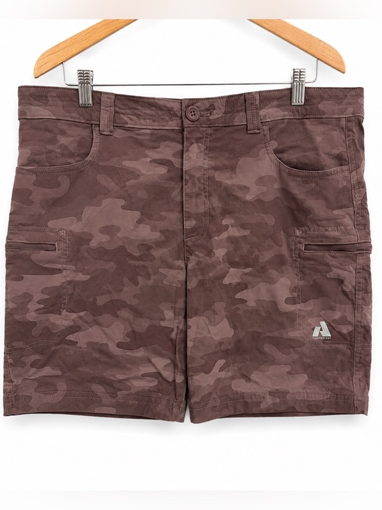 Eddie Bauer Pants - Eddie Bauer First Ascent‎ Camo Hiking Cargo Shorts Women's 16 Stretch UPF